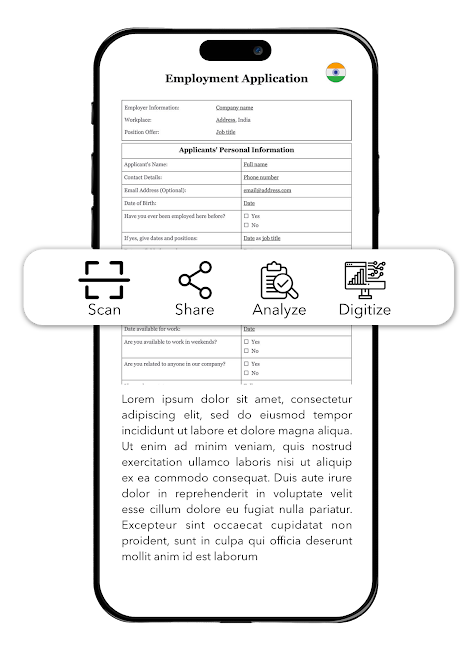 LiteScan:  Scan documents to save or share them as PDF files for your Organization.